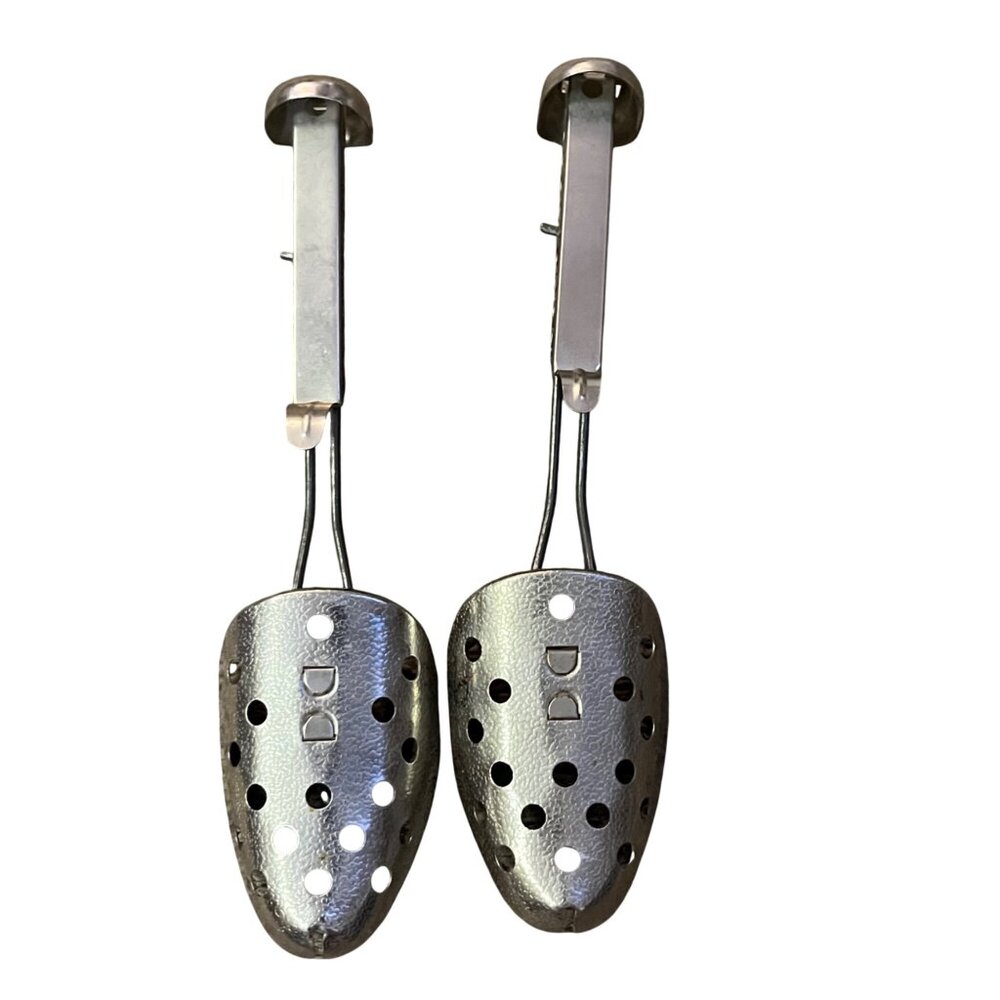 Vintage EKCO Metal Shoe Trees Stretchers Adjustable Small Child Used 40s - Picture 11 of 11